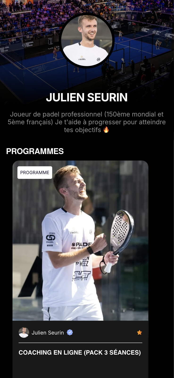 Le programme complet